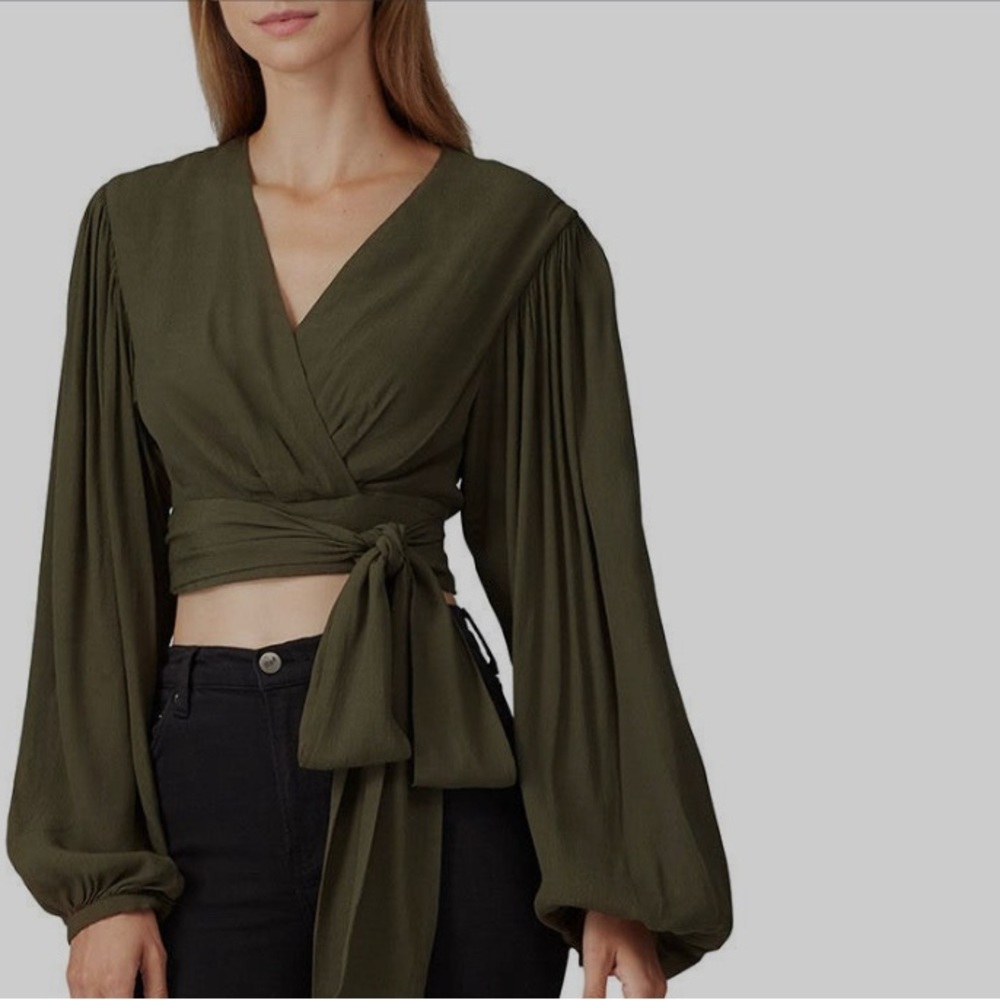 Fame & Partners Green Top SZ 4